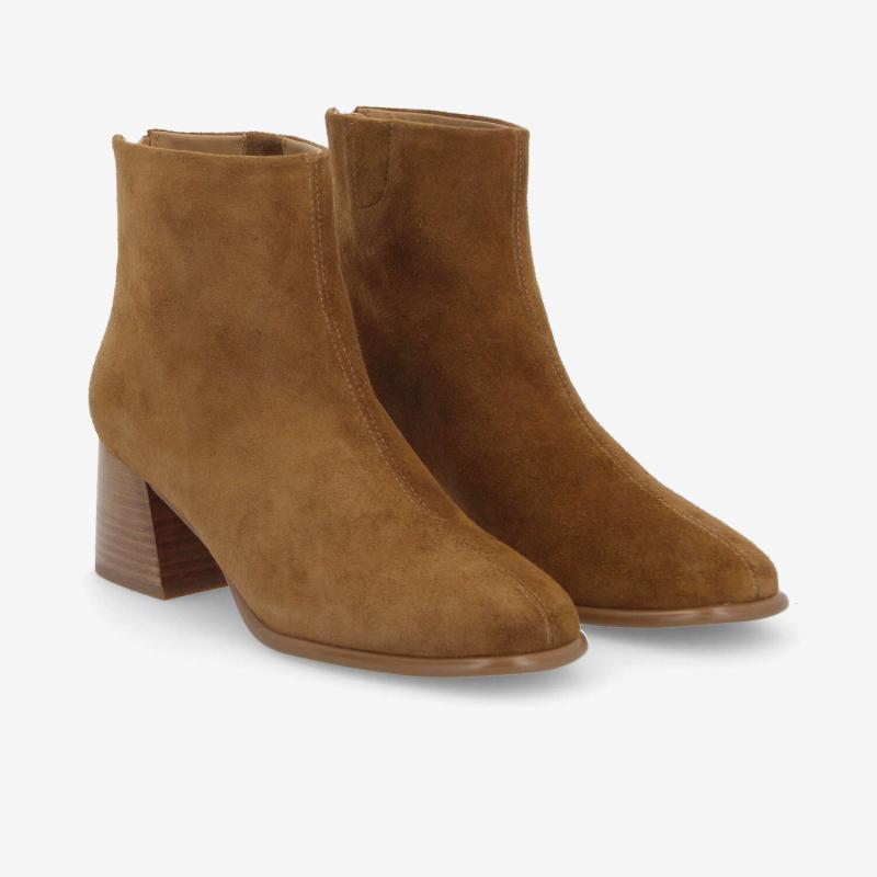 SKARA BOOTS W - SUEDE - COGNAC